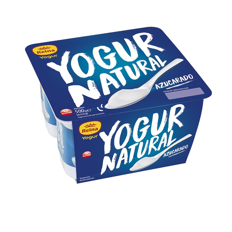 yogur-natural-azucarado-Reina-4x125g